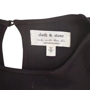 Cloth & Stone Elegant Black Blouse
